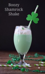 boozy shamrock shake